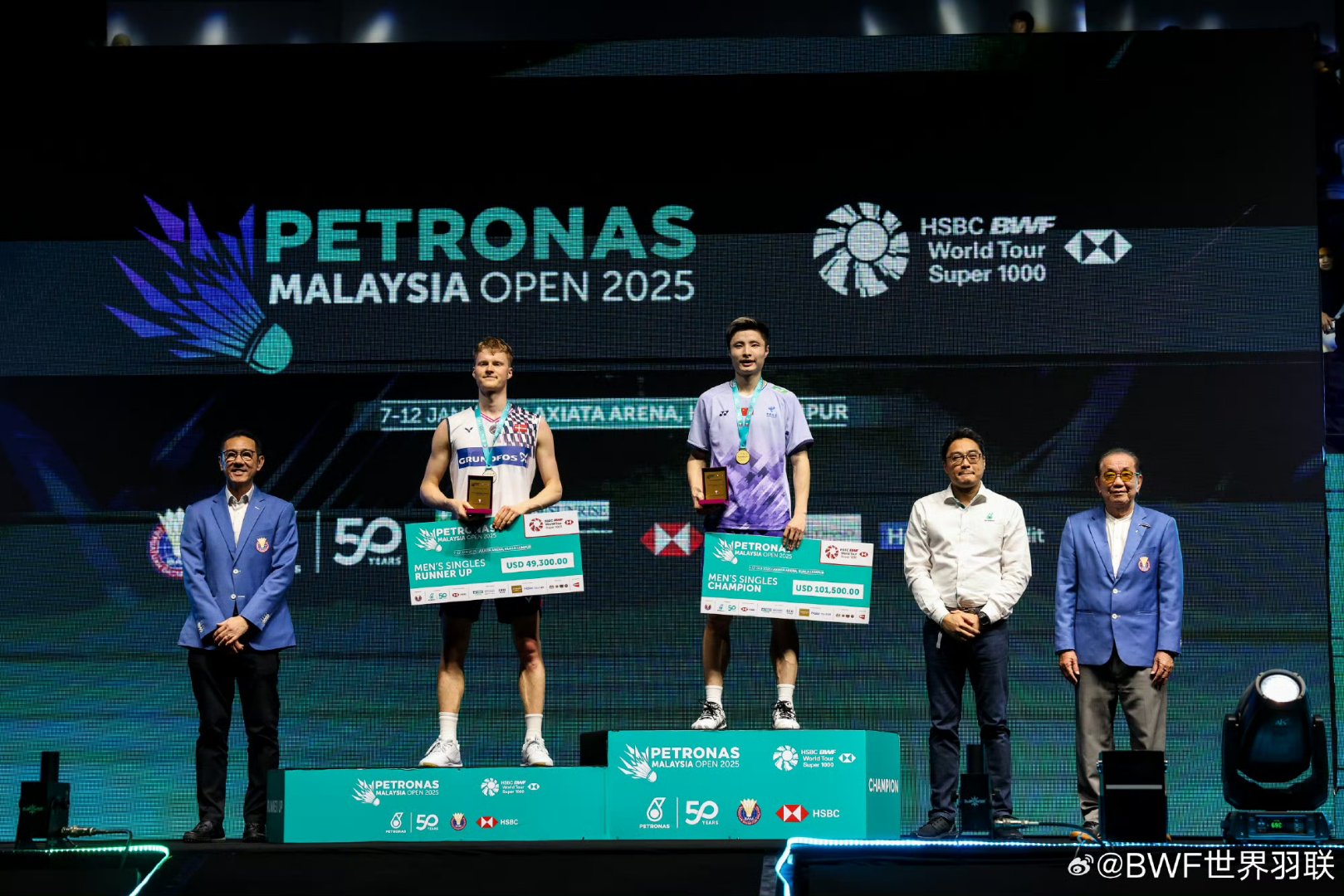 马来西亚队力克印尼队，石宇奇刷新纪录