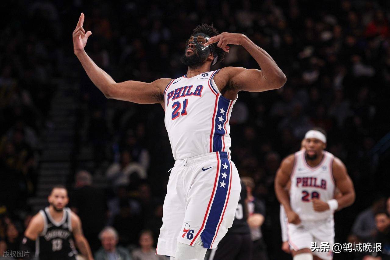 快船碾压爵士，恩比德高光表现